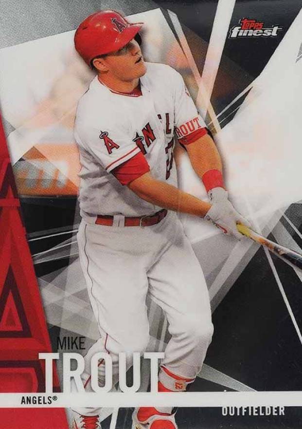 2017 Finest  Mike Trout #1 Baseball Card