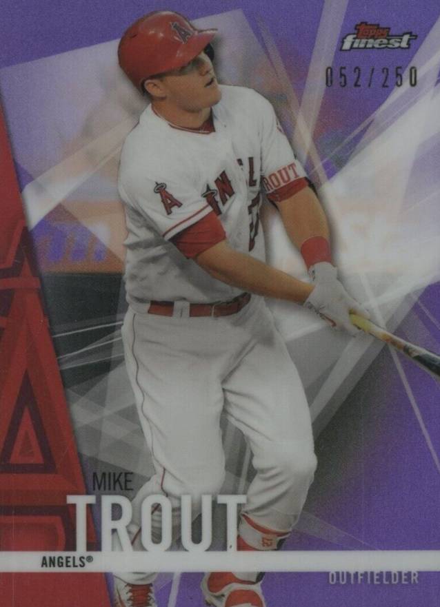 2017 Finest  Mike Trout #1 Baseball Card