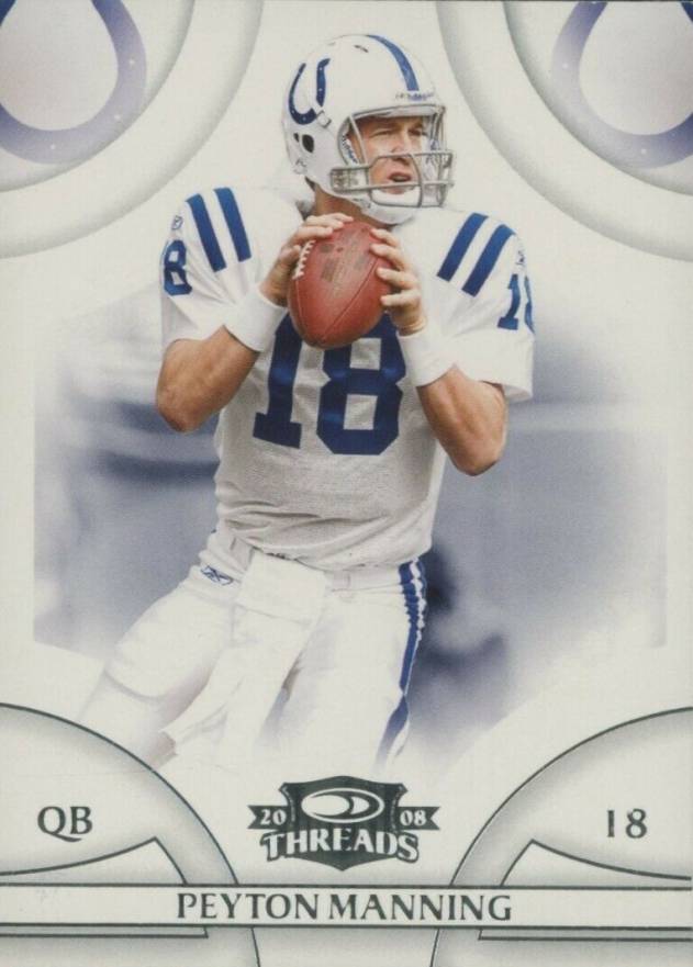 2008 Donruss Threads Peyton Manning #56 Football Card