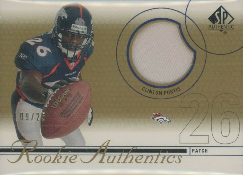 2002 SP Authentic Clinton Portis #218 Football Card