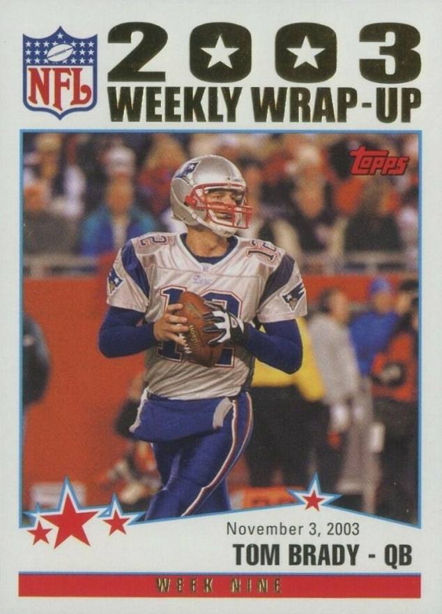 2004 Topps Tom Brady #299 Football Card