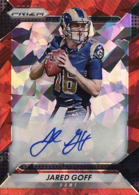 2016 Panini Prizm Rookie Autograph Prizm Jared Goff #RAJGF Football Card