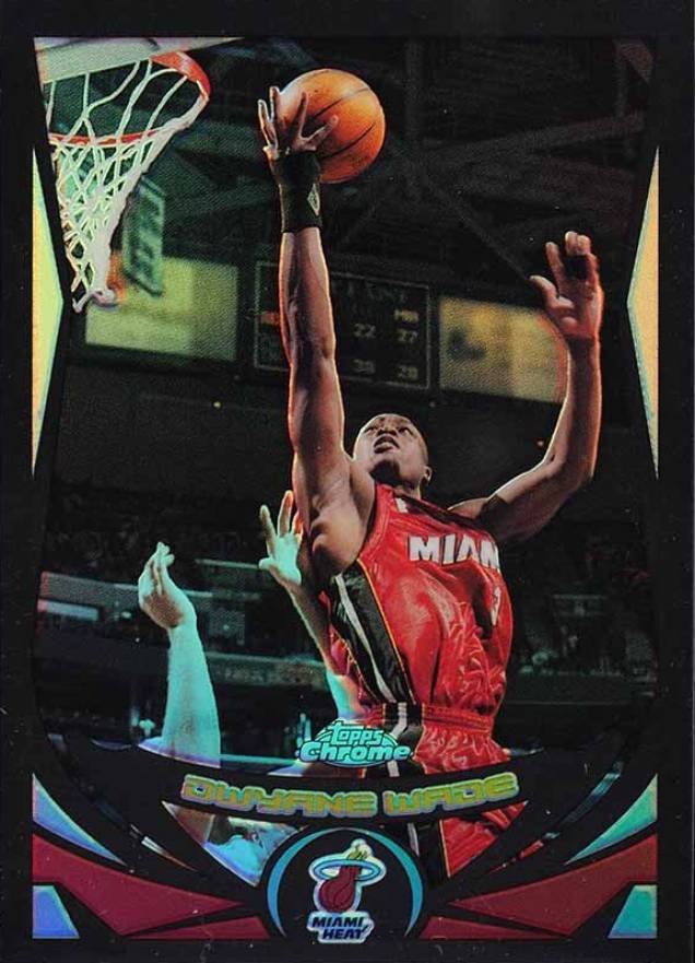 2004 Topps Chrome Dwyane Wade #68 Basketball Card