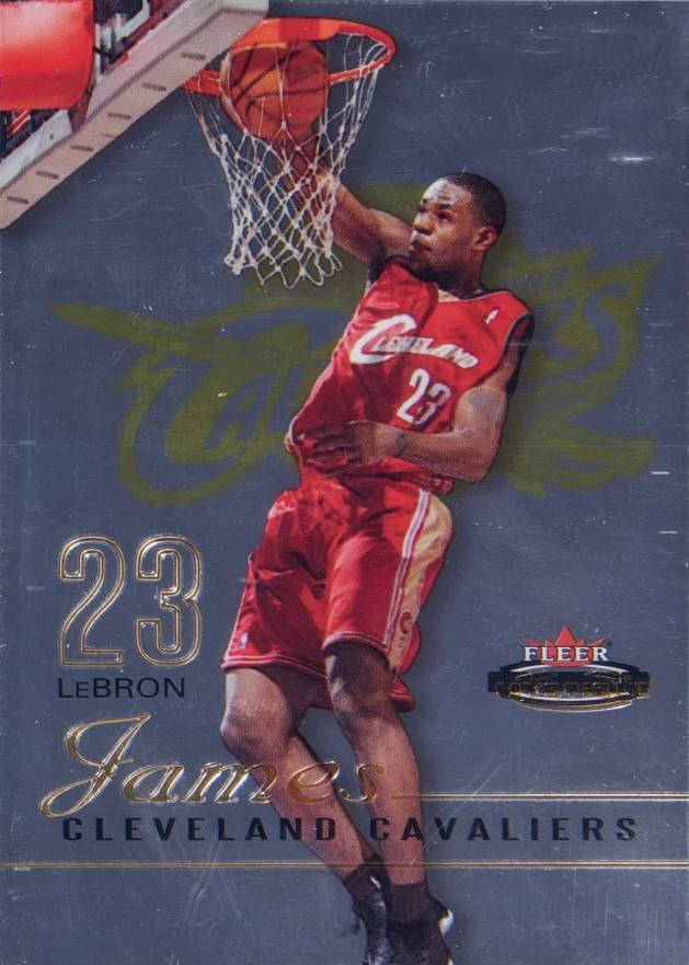 2003 Fleer Mystique LeBron James #99 Basketball Card