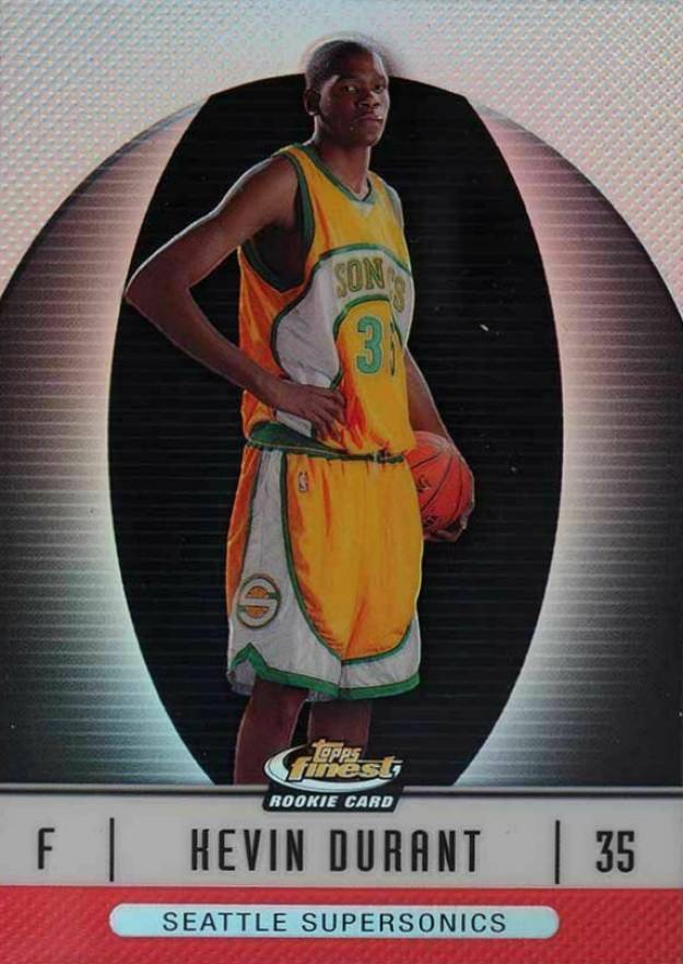 2006 Finest Kevin Durant #102 Basketball Card