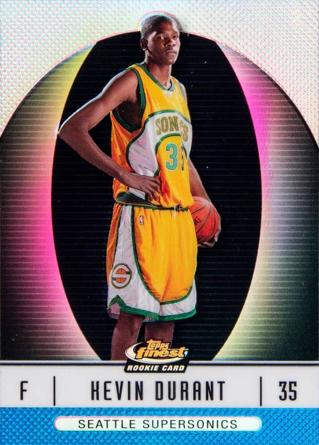 2006 Finest Kevin Durant #102 Basketball Card