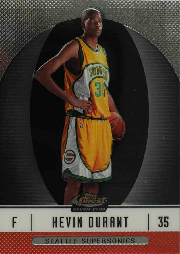 2006 Finest Kevin Durant #102 Basketball Card