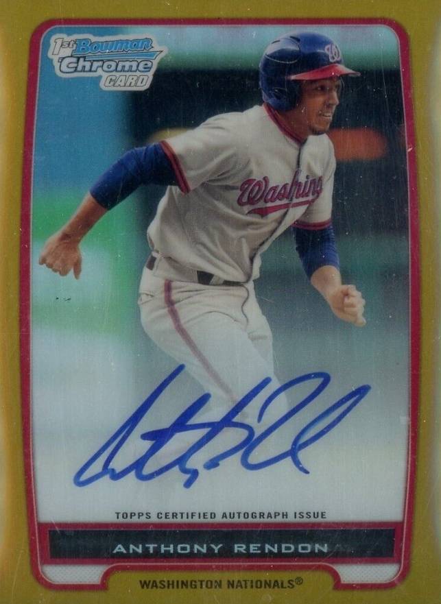 2012 Bowman Prospects Anthony Rendon #BCP88 Baseball Card