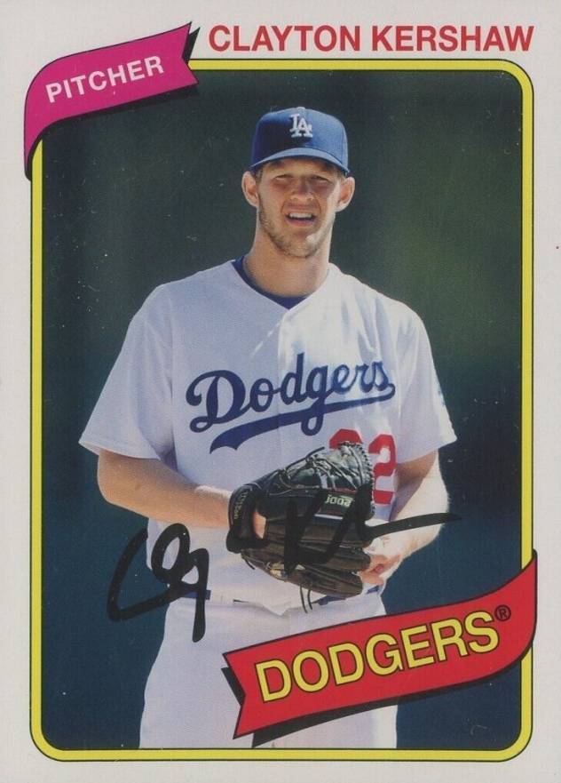 2012 Topps Archives Clayton Kershaw #150 Baseball Card