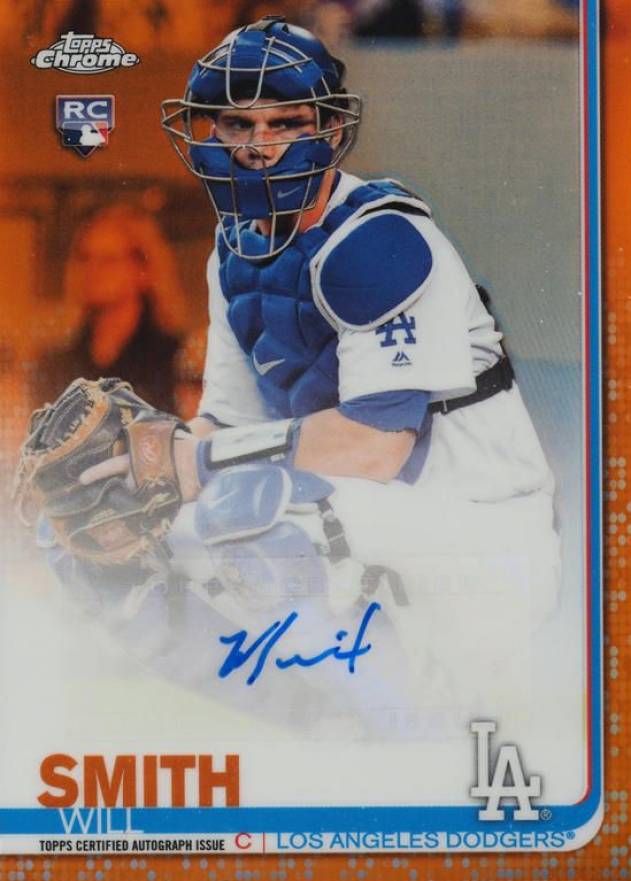 2019 Topps Chrome Update Autographs Will Smith #WS Baseball Card