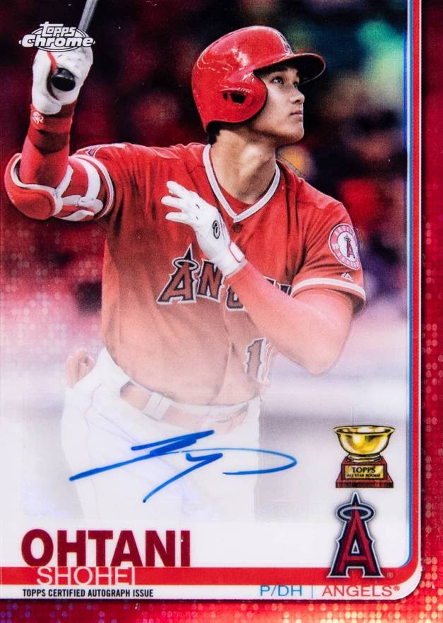 2019 Topps Chrome Update Autographs Shohei Ohtani #SO Baseball Card