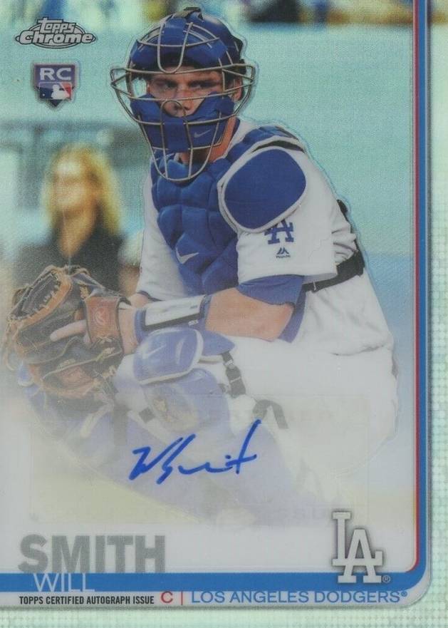 2019 Topps Chrome Update Autographs Will Smith #WS Baseball Card