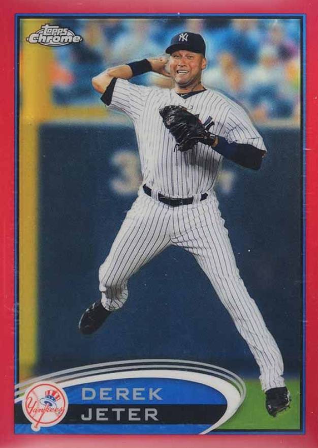 2012 Topps Chrome Derek Jeter #84 Baseball Card