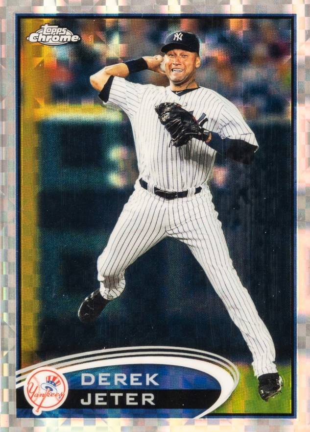 2012 Topps Chrome Derek Jeter #84 Baseball Card