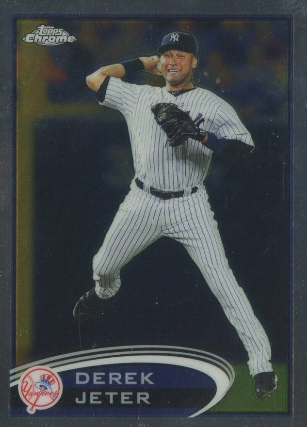 2012 Topps Chrome Derek Jeter #84 Baseball Card