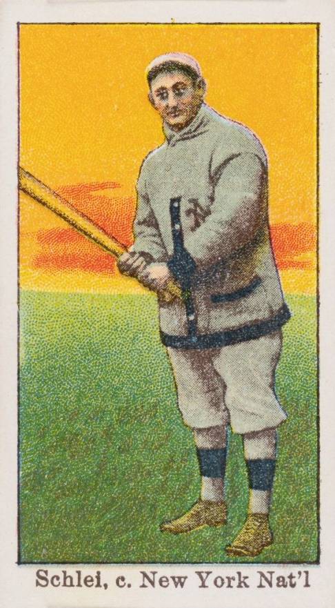 1909 Dockman & Sons Schlei, c. New York Nat'l. # Baseball Card