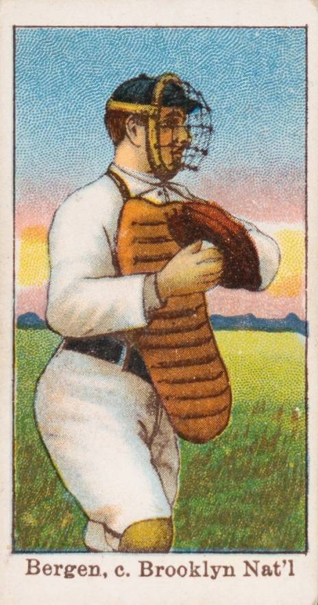 1909 Dockman & Sons Bergen, c., Brooklyn Nat'l # Baseball Card