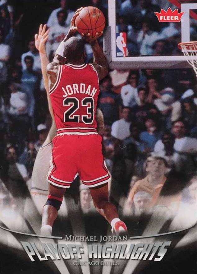 2007 Fleer Jordan Box Set-Playoff Highlights Michael Jordan #PH15 Basketball Card