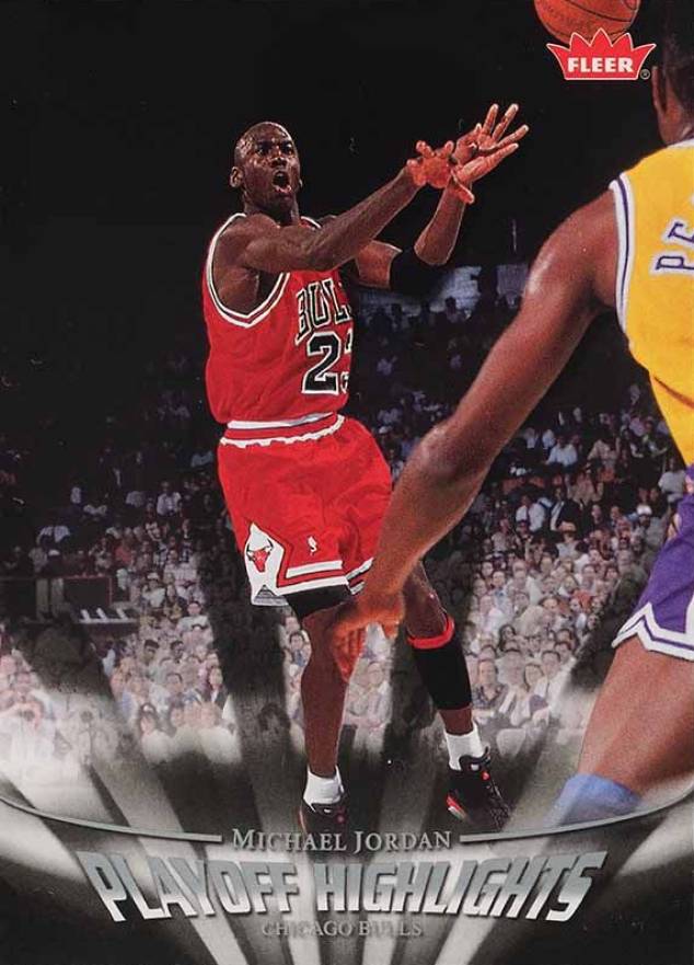 2007 Fleer Jordan Box Set-Playoff Highlights Michael Jordan #PH4 Basketball Card