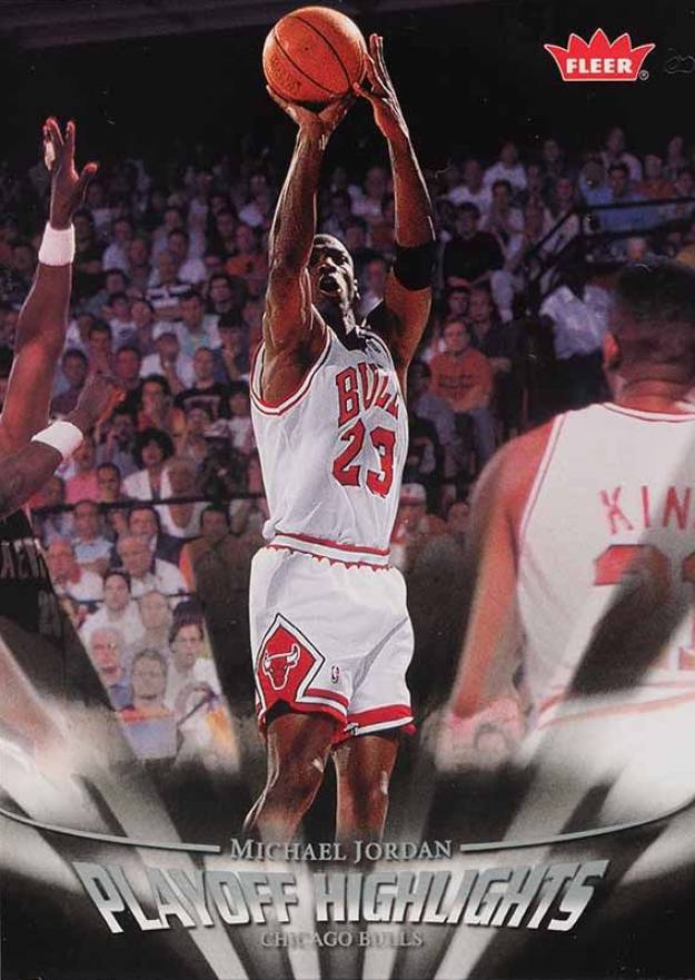 2007 Fleer Jordan Box Set-Playoff Highlights Michael Jordan #PH11 Basketball Card