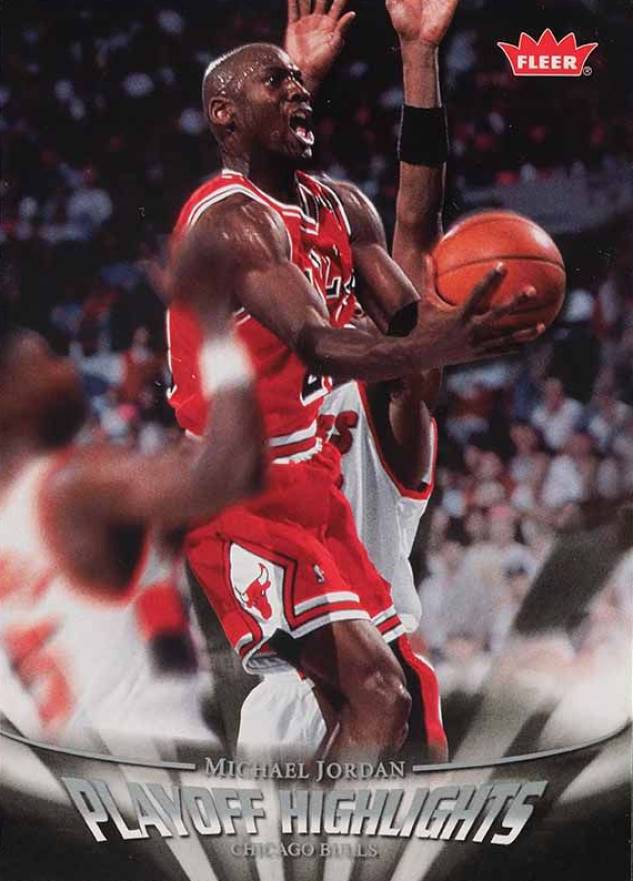 2007 Fleer Jordan Box Set-Playoff Highlights Michael Jordan #PH30 Basketball Card