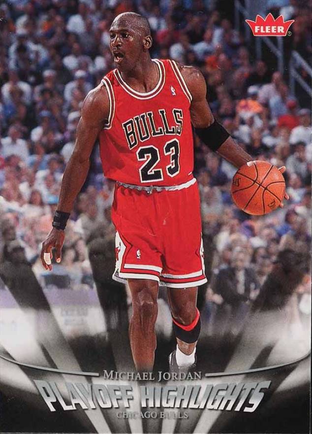2007 Fleer Jordan Box Set-Playoff Highlights Michael Jordan #PH24 Basketball Card