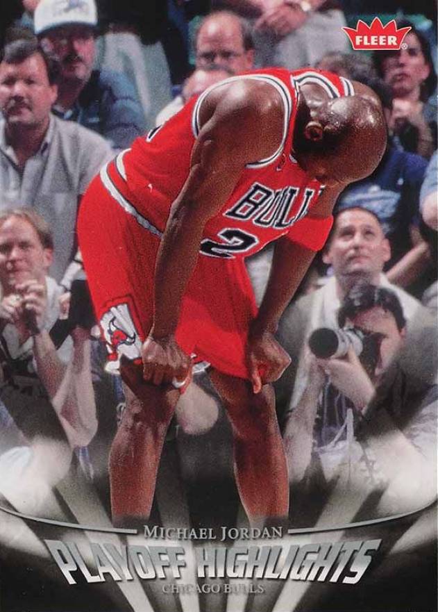 2007 Fleer Jordan Box Set-Playoff Highlights Michael Jordan #PH18 Basketball Card