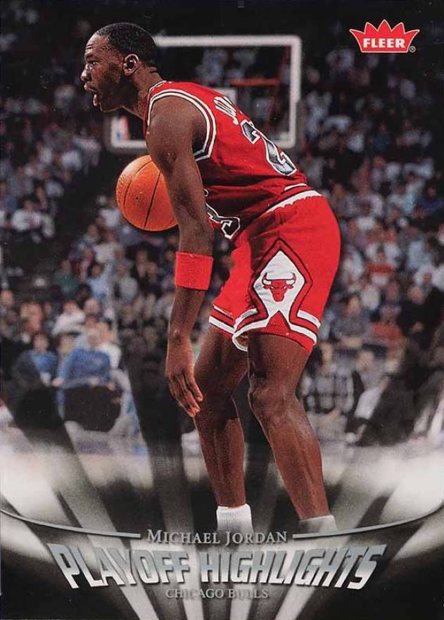 2007 Fleer Jordan Box Set-Playoff Highlights Michael Jordan #PH25 Basketball Card