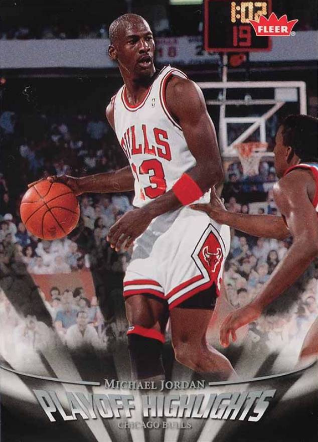 2007 Fleer Jordan Box Set-Playoff Highlights Michael Jordan #PH27 Basketball Card