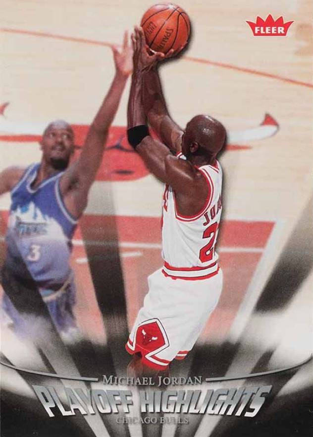 2007 Fleer Jordan Box Set-Playoff Highlights Michael Jordan #PH28 Basketball Card