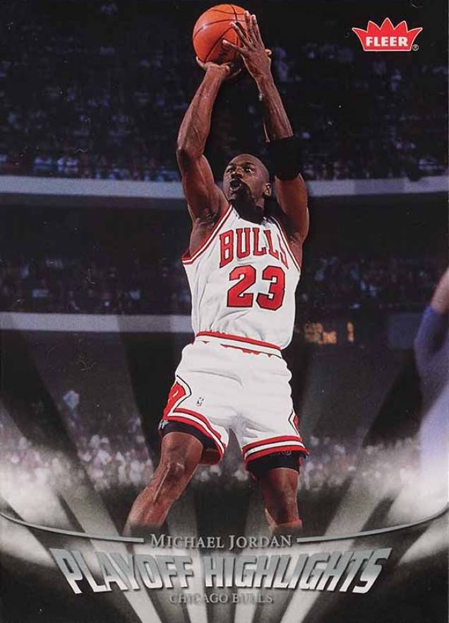 2007 Fleer Jordan Box Set-Playoff Highlights Michael Jordan #PH7 Basketball Card