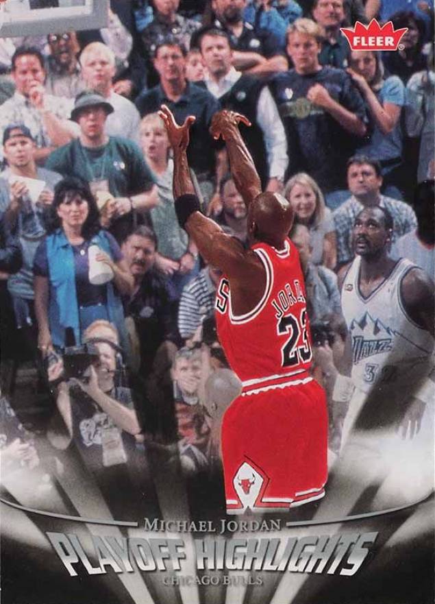2007 Fleer Jordan Box Set-Playoff Highlights Michael Jordan #PH12 Basketball Card