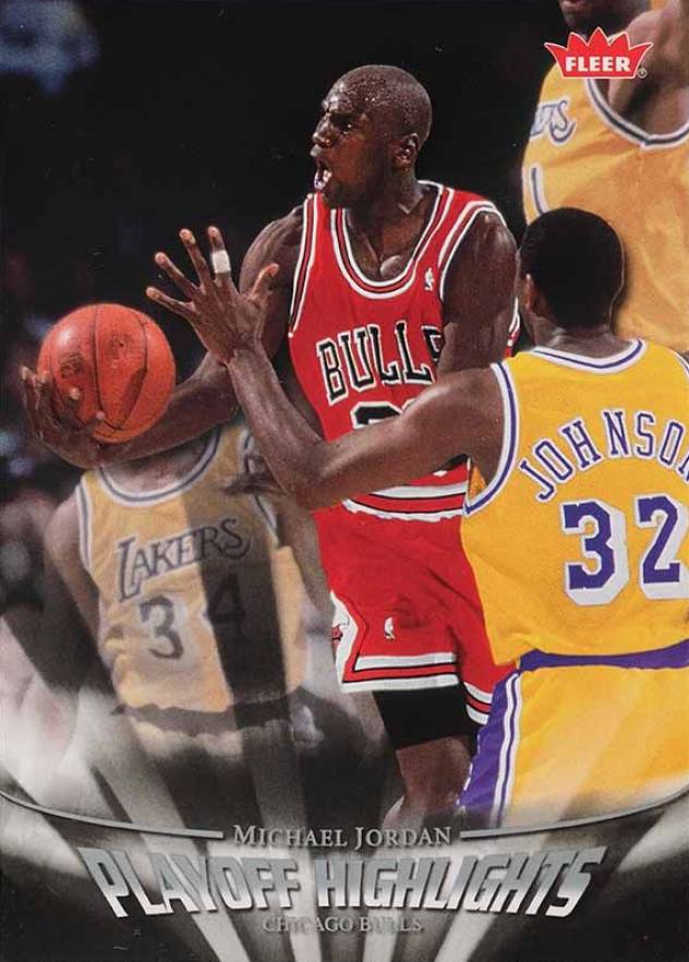 2007 Fleer Jordan Box Set-Playoff Highlights Michael Jordan #PH16 Basketball Card