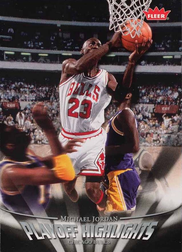 2007 Fleer Jordan Box Set-Playoff Highlights Michael Jordan #PH13 Basketball Card