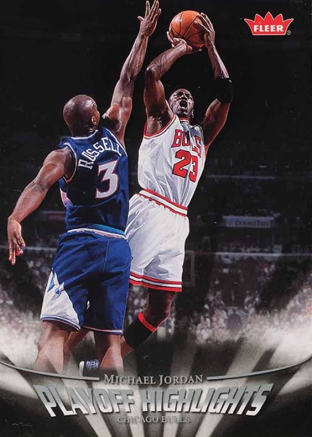 2007 Fleer Jordan Box Set-Playoff Highlights Michael Jordan #PH10 Basketball Card