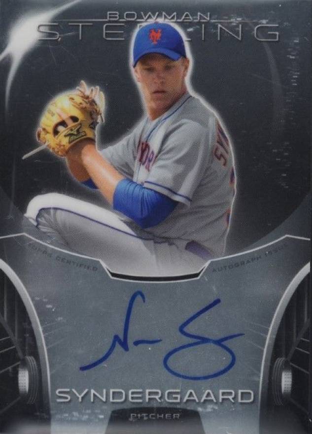 2013 Bowman Sterling Autograph Prospects Noah Syndergaard #NS Baseball Card