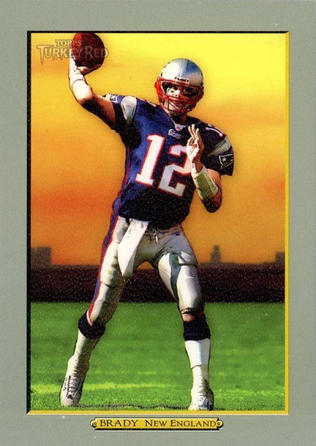 2005 Topps Turkey Red Tom Brady #157 Football Card