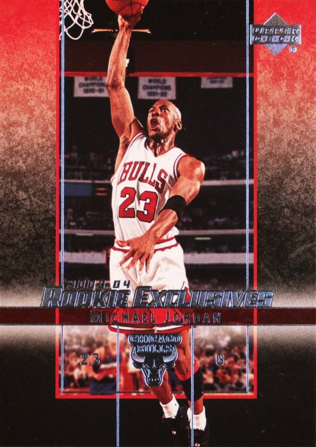 2003 Upper Deck Rookie Exclusives Michael Jordan #60 Basketball Card
