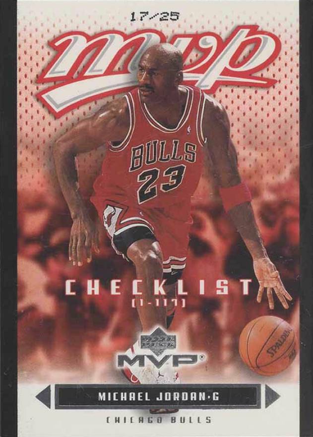 2003 Upper Deck MVP Michael Jordan #199 Basketball Card