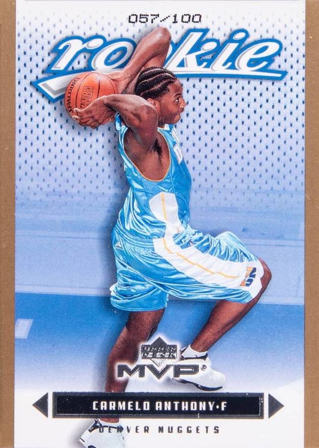 2003 Upper Deck MVP Carmelo Anthony #203 Basketball Card