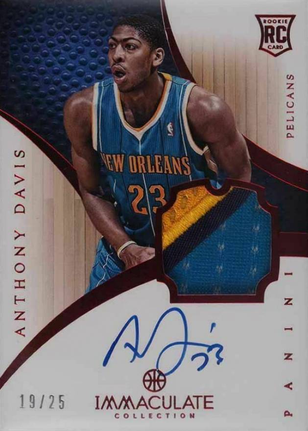 2012 Immaculate Collection Anthony Davis #134 Basketball Card