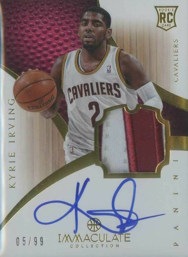 2012 Immaculate Collection Kyrie Irving #101 Basketball Card