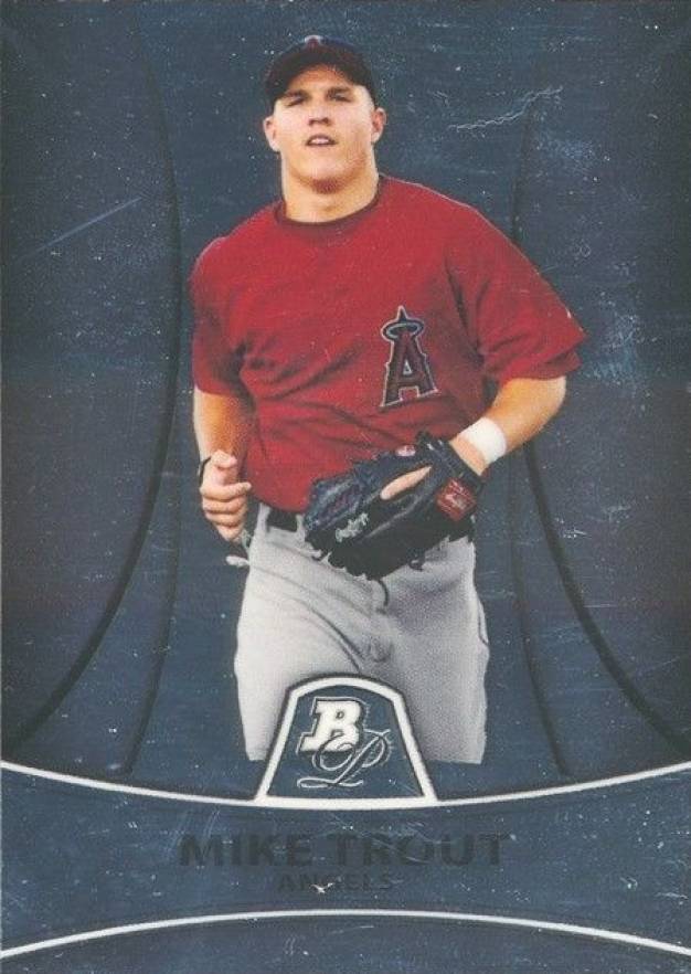 2010 Bowman Platinum Prospects Mike Trout #PP5 Baseball Card