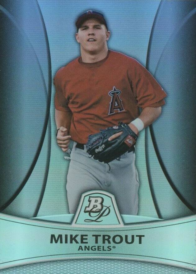 2010 Bowman Platinum Prospects Mike Trout #PP5 Baseball Card