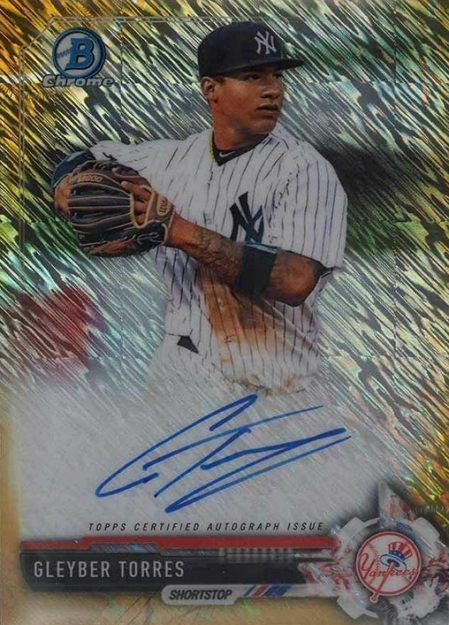 2017 Bowman Prospects Autographs Gleyber Torres #GT Baseball Card