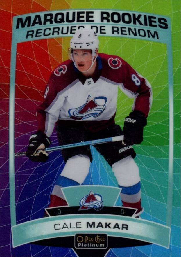 2019 O-Pee-Chee Platinum Cale Makar #175 Hockey Card