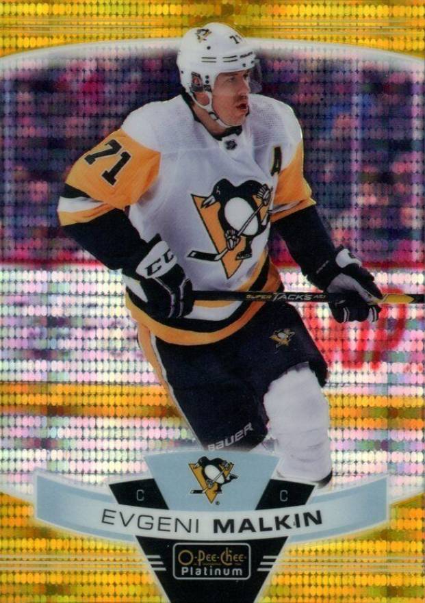 2019 O-Pee-Chee Platinum Evgeni Malkin #92 Hockey Card