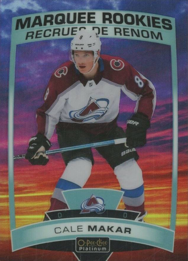 2019 O-Pee-Chee Platinum Cale Makar #175 Hockey Card