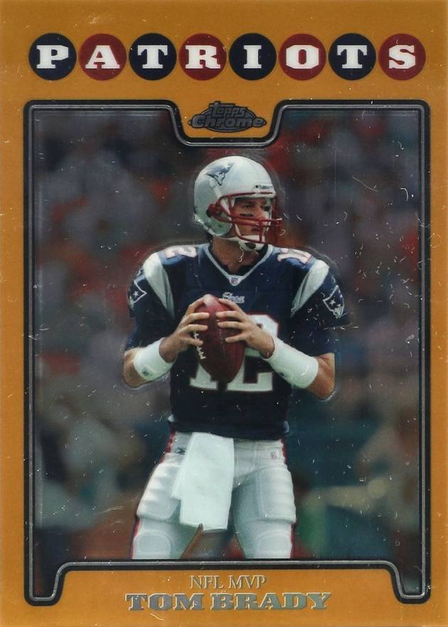 2008 Topps Chrome Tom Brady #TC163 Football Card