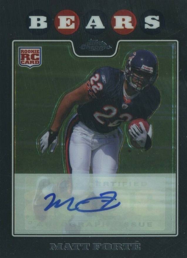 2008 Topps Chrome Matt Forte #TC191 Football Card